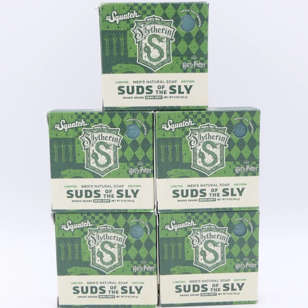 Dr. Squatch Harry Potter Suds Of The Sly Men's Natural Soap 5 Pack 5 oz Ea Bar